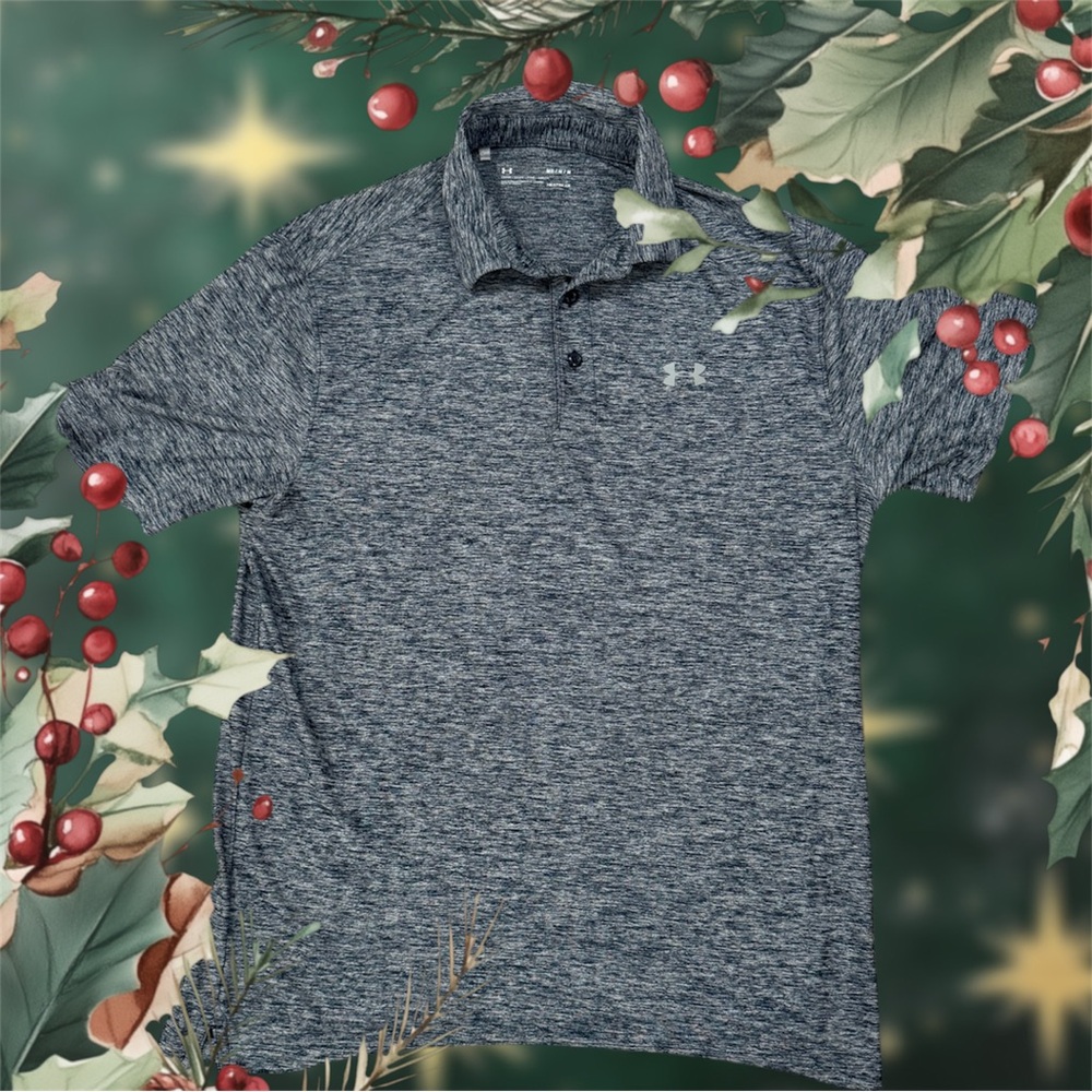 Under Armour Men's Grey Polo Shirt